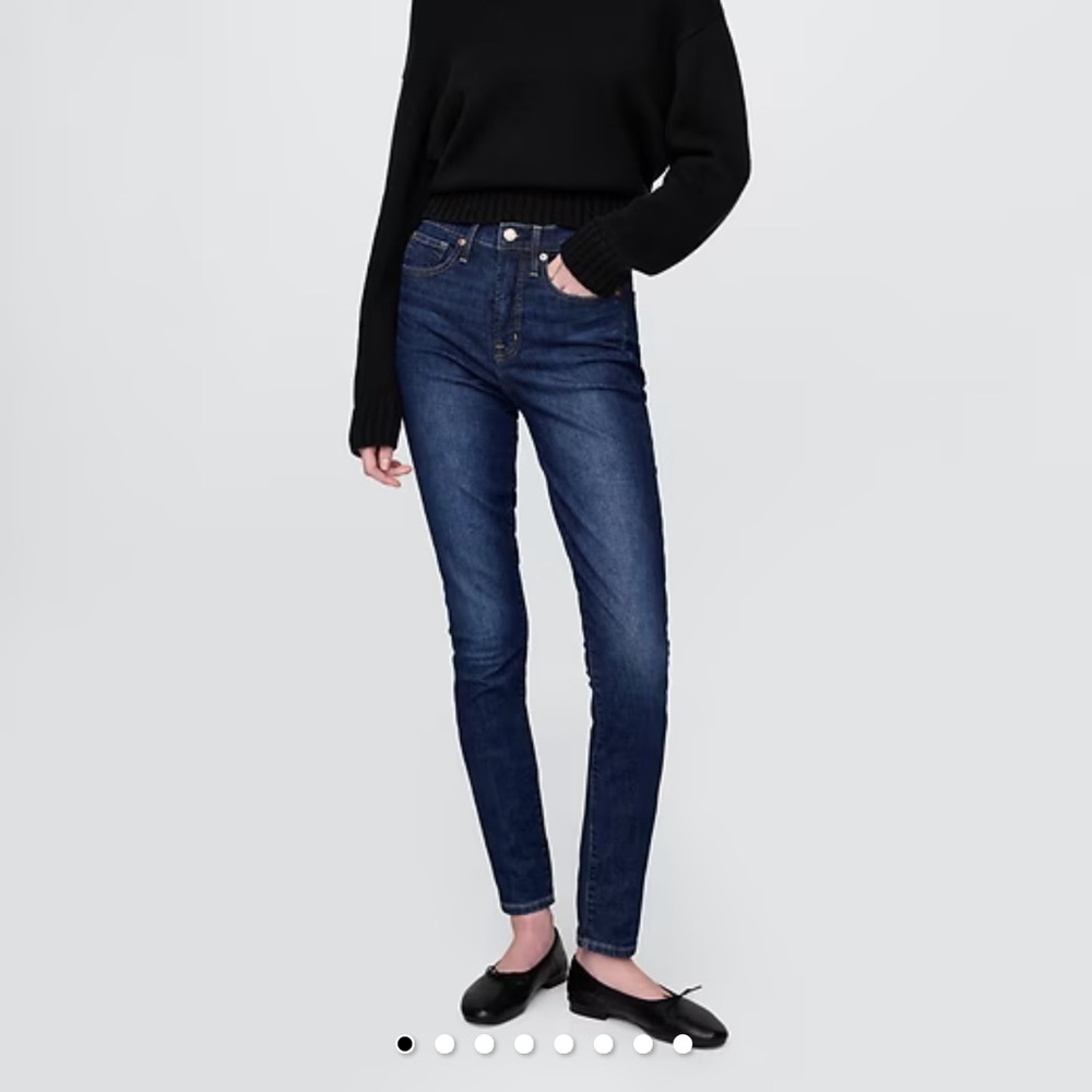 True Skinny High Rise 26 short Blue Women's Jeans GAP